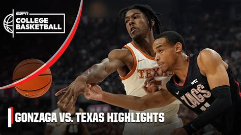 Gonzaga Bulldogs vs Texas Longhorns .